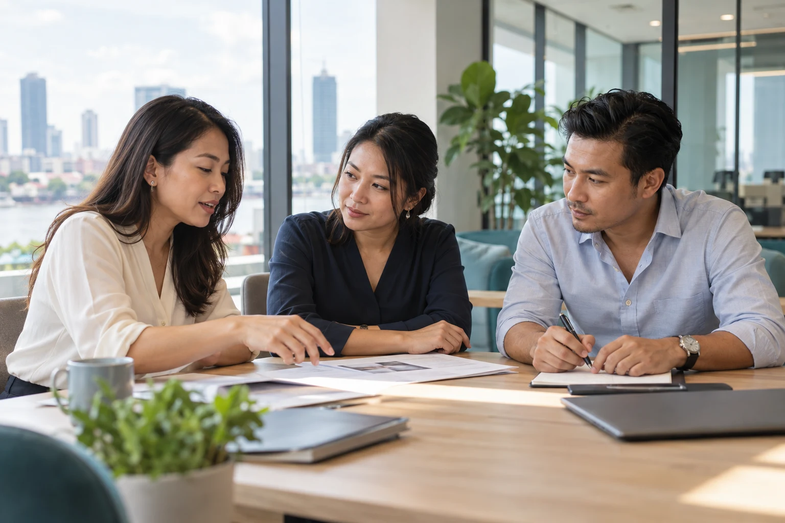 An illustrative business consultation